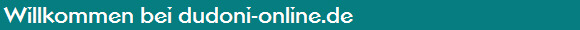 Willkommen bei dudoni-online.de